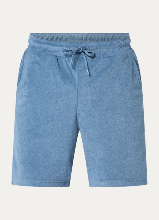 Björn Borg Zwemshorts van badstof - voorkant 3 royalblauw
