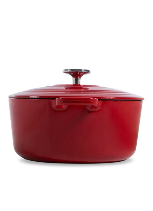 BK Bourgogne braadpan Ø28 cm - detail 4 steenrood