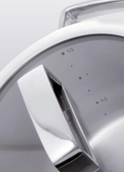 BK Conical Deluxe soeppan Ø24 cm - detail 3 zilver