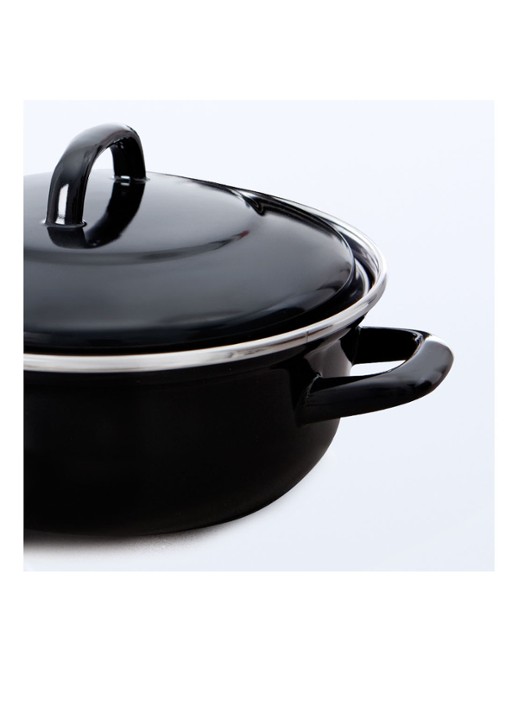 BK Fortalit braadpan Ø28 cm - detail zwart