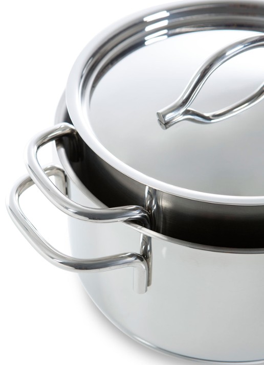 BK Profiline pannenset 7-delig - detail 6 zilver