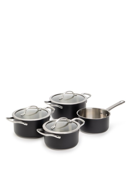 BK Purity Black pannenset 4-delig