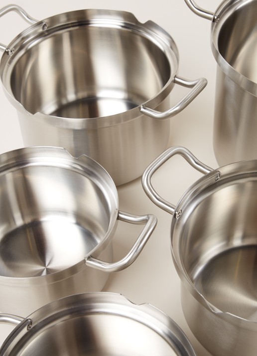 BK Q-Linair Master Glas pannenset 5-delig - detail 3 zilver