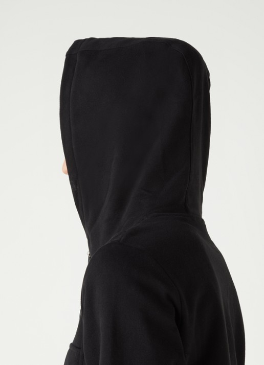 Black Bananas Hoodie met steekzakken en logoborduring - detail 4 zwart