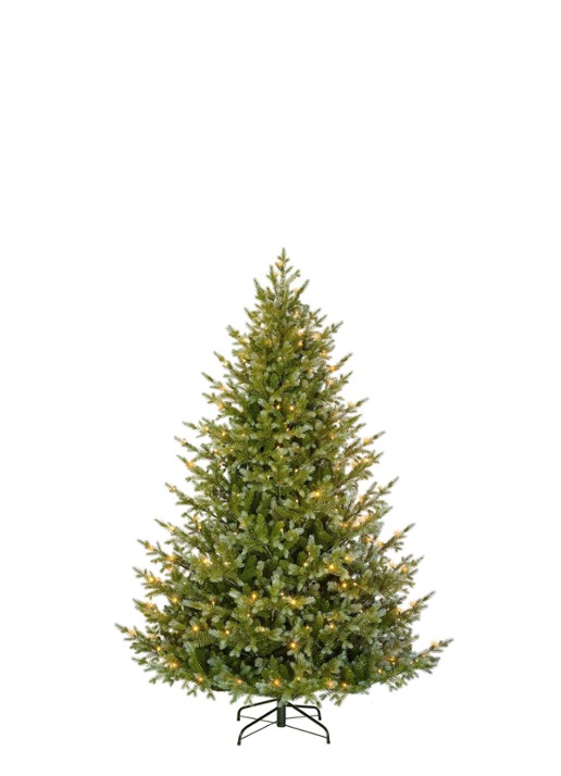 Black box Ardley kunstkerstboom met LED verlichting 155 cm