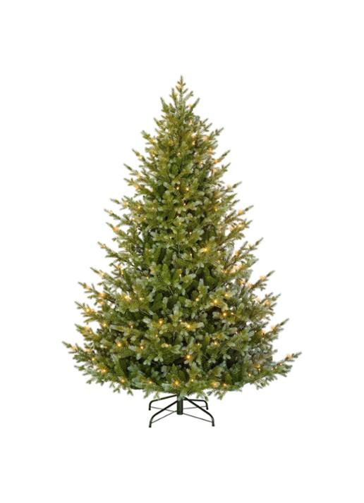 Black box Ardley kunstkerstboom met LED verlichting 215 cm