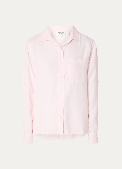 BLLMR Bodi blouse met borstzak - voorkant 3 lichtroze