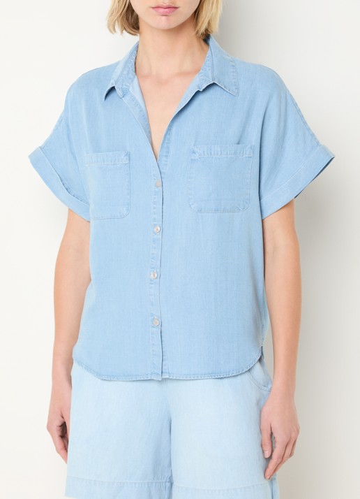 BLLMR Mia blouse met borstzakken