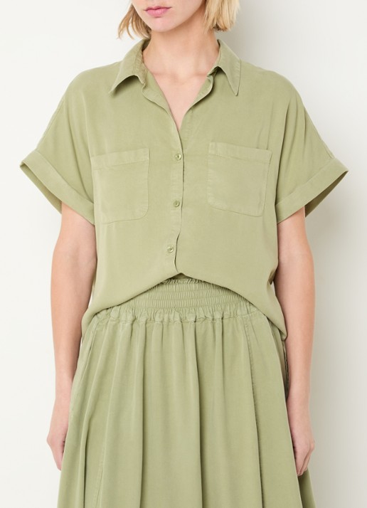 BLLMR Mia blouse met borstzakken