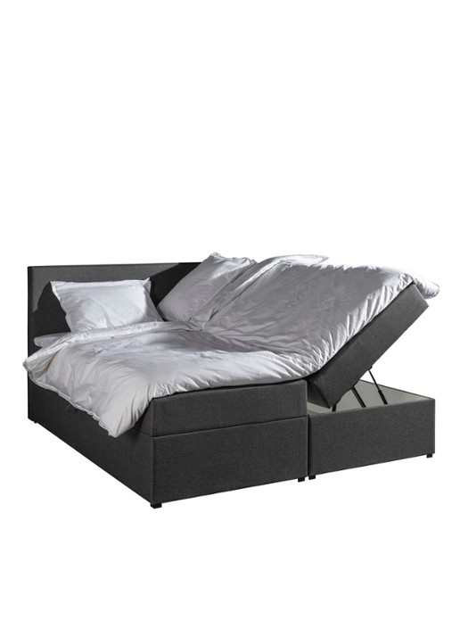 Bloemendaal Guardar Boxspring met opbergruimte inclusief matras en topper - detail 2 antraciet
