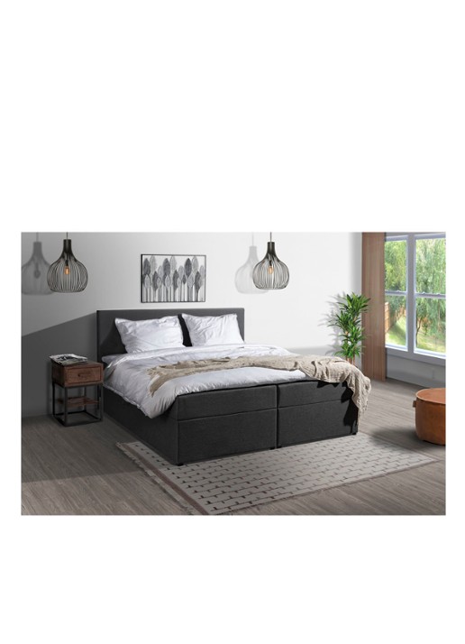 Bloemendaal Guardar Boxspring met opbergruimte inclusief matras en topper - detail 5 antraciet