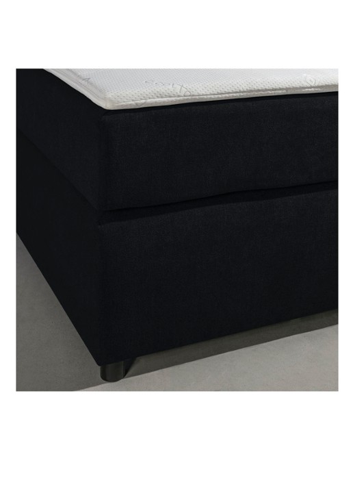 Bloemendaal Monza boxspring combinatie inclusief matras en topper  - achterkant zwart