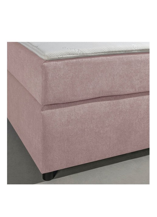Bloemendaal Monza boxspring combinatie inclusief matras en topper  - achterkant 3 oudroze