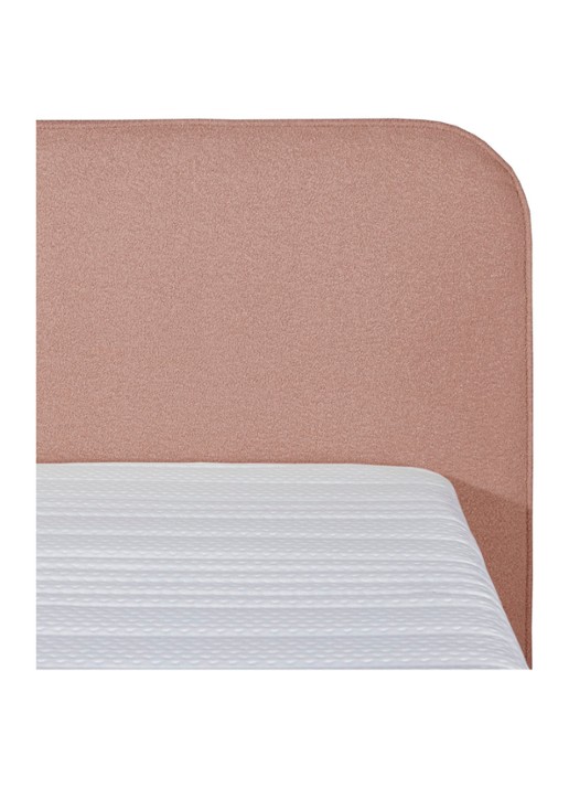 Bloemendaal Treviso eenpersoons boxspring combinatie inclusief matras en topper - voorkant 5 oudroze
