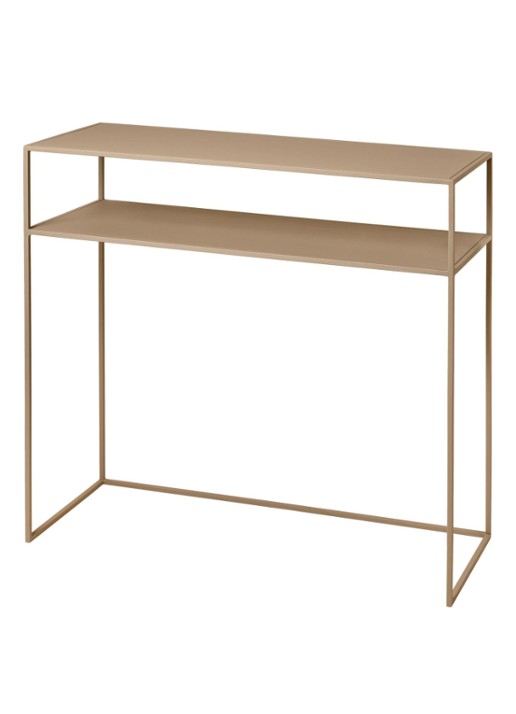 Blomus Fera sidetable console tafel  - voorkant beige