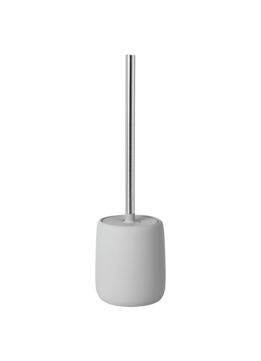 Blomus Sono toiletborstelhouder 39 cm - voorkant grijs