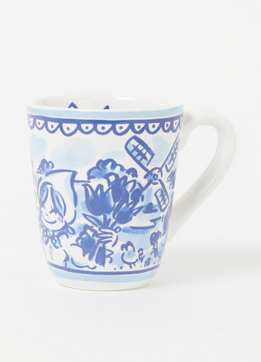 Blond Amsterdam Delfts Blond Molen mok 35 cl - voorkant 2 blauw