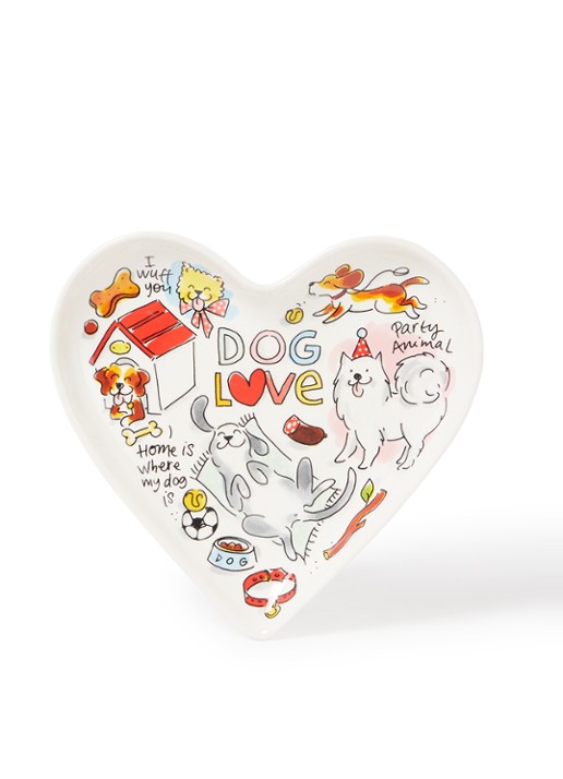 Blond Amsterdam Dog Love serveerschaal 22 cm