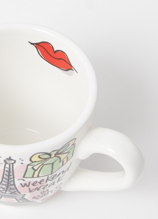 Blond Amsterdam Happy Lips kopje 20 cl - voorkant 2 multicolor