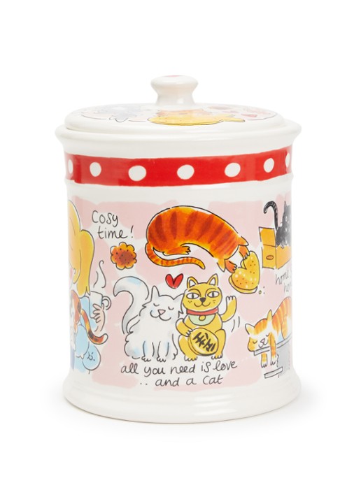 Blond Amsterdam Home Is Where The Cat Is voorraadpot 22 cm