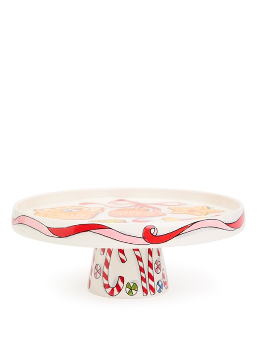 Blond Amsterdam Kerst taartplateau 24 cm