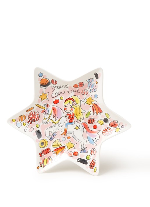 Blond Amsterdam Made with Magic Unicorn schaal 22 cm - voorkant 4 multicolor