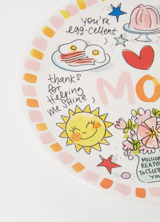 Blond Amsterdam Moederdag Mom ontbijtbord 22 cm  - detail 3 wit