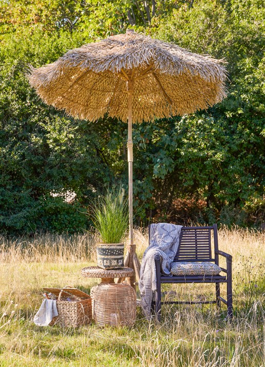 Bloomingville Camo bijzettafel 46 x 46 cm - detail 3 beige