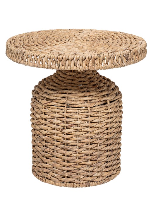 Bloomingville Camo bijzettafel 46 x 46 cm - voorkant beige