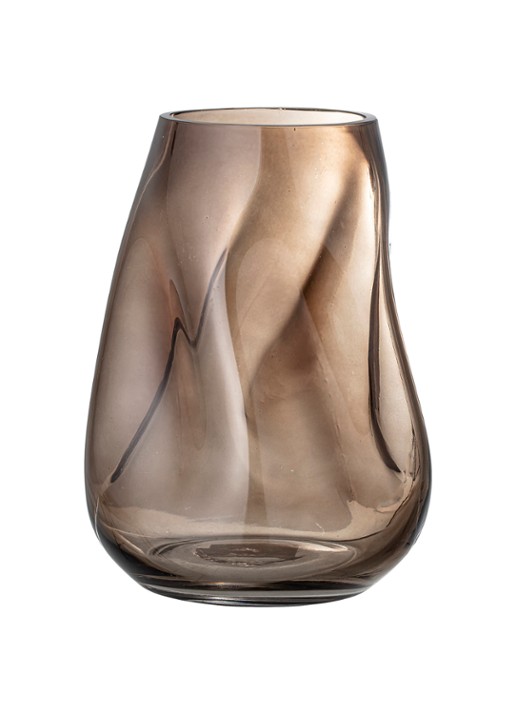 Bloomingville Ingolf vaas 26 cm - detail 3 bruin