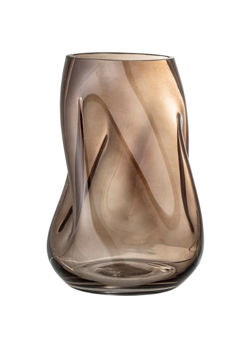 Bloomingville Ingolf vaas 26 cm - detail 6 bruin