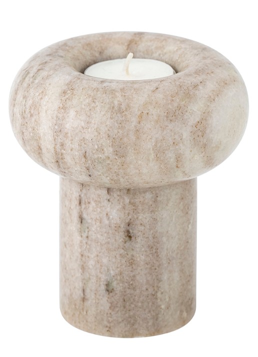 Bloomingville Isabea waxinelichthouder 12 cm - detail beige