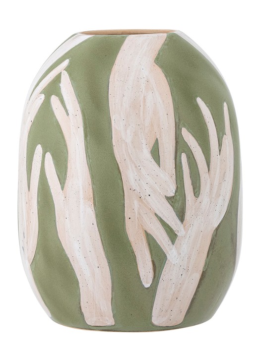 Bloomingville Lincia mand set van 3 - detail groen