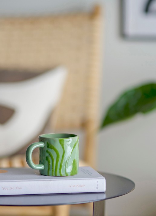 Bloomingville Ninka kopje 25 cl - voorkant 3 groen