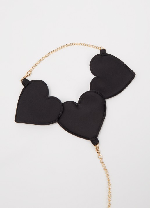 Bluebella Gia cuffs van satijn - voorkant 2 goud