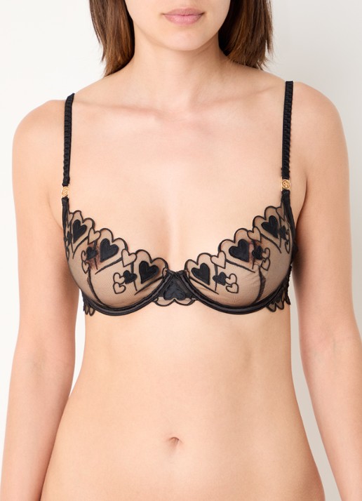 Bluebella Harlow beugel bh van mesh met borduring - detail 8 zwart
