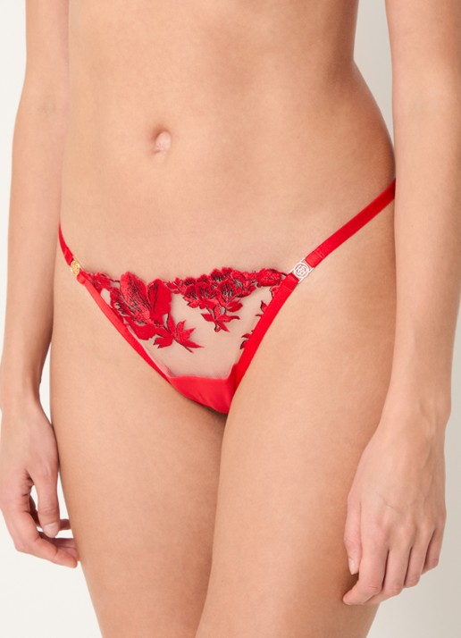 Bluebella Lavanya string van mesh met borduring