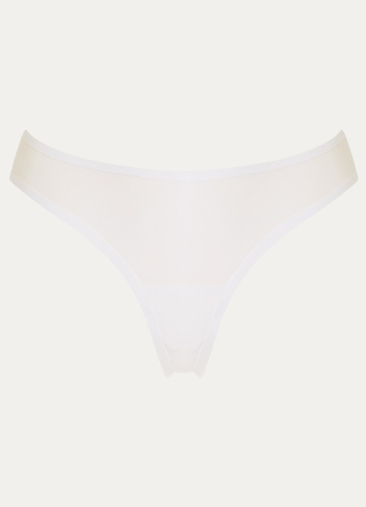 Bluebella Naomi string van mesh - voorkant 2 wit
