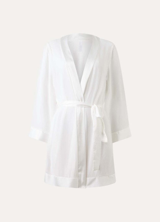 Bluebella Semi-transparante kimono met details van satijn