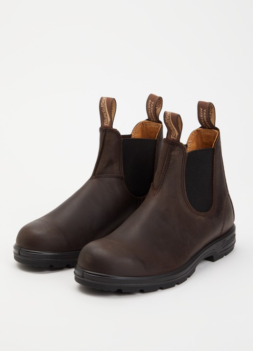 Blundstone 2340 chelsea boot van leer - detail 3 donkerbruin