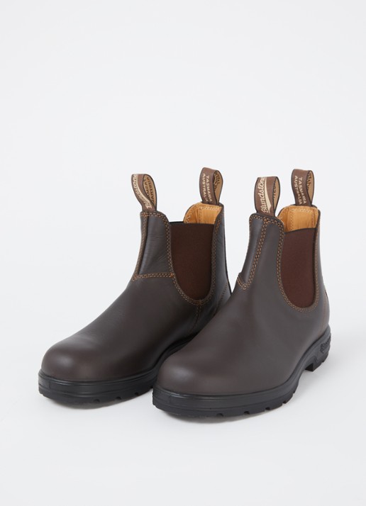 Blundstone 550 chelsea boot van leer - detail 3 donkerbruin
