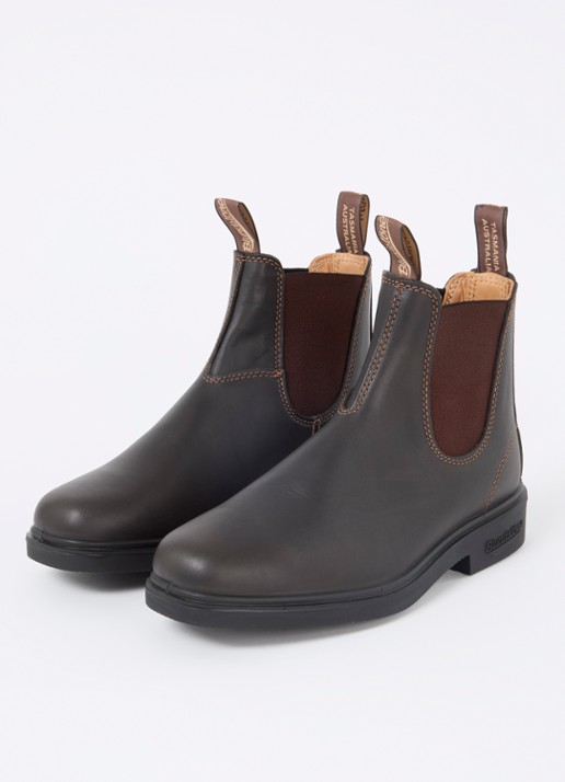 Blundstone Dress chelsea boot van leer - detail 2 donkerbruin