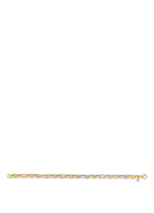 Blush Armband van 14 karaat geel- en witgoud 2170BGO - detail geelgoud