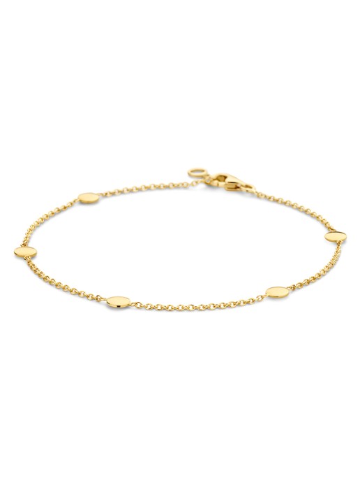 Blush Armband van 14 karaat geelgoud 2222YGO - voorkant geelgoud