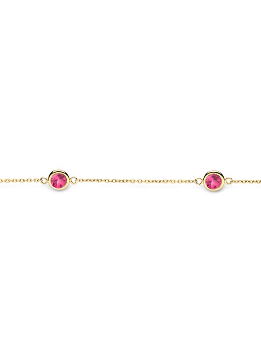 Blush Armband van 14 karaat geelgoud 2266YGP - voorkant 2 goud