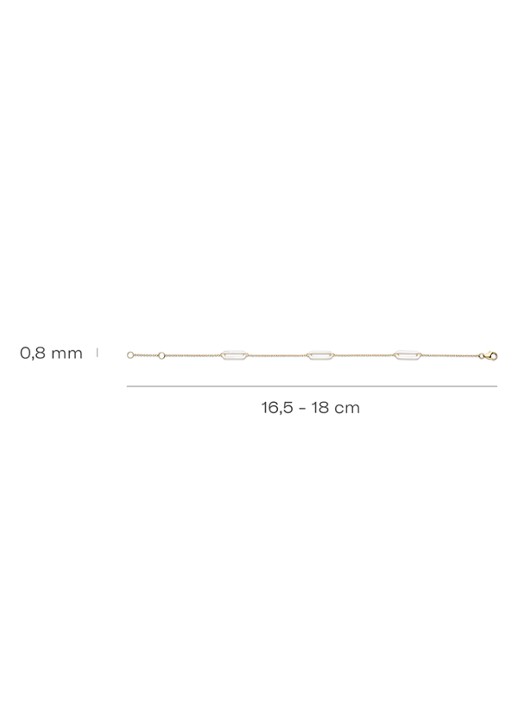 Blush Armband van 14 karaat geelgoud 2267YMP - detail 4 undefined