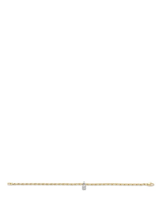 Blush Armband van 14 karaat geelgoud met zirkonia 2156BZI - detail geelgoud