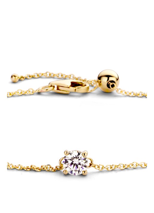 Blush Armband van 14 karaat geelgoud met zirkonia 2166YZI - detail 2 geelgoud