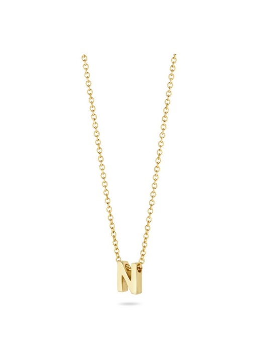 Blush Ketting N van 14 karaat geelgoud 3155YGO_N - voorkant 2 geelgoud