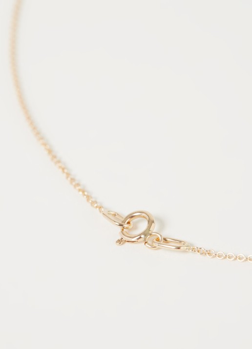 Blush Ketting van 14 karaat geelgoud 3058YGO - detail geelgoud